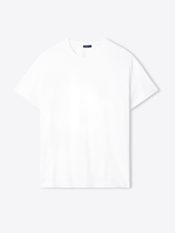 Thumb Photo of White Supima Cotton Crewneck T-Shirt