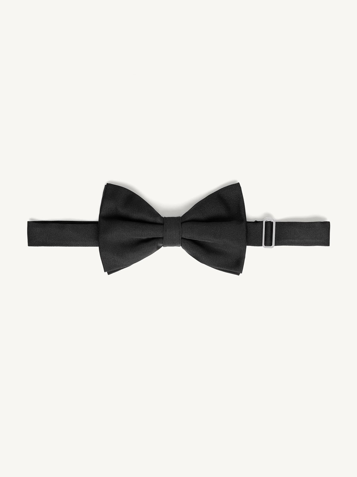 Classic Pre-Tied Satin Bow Tie By DQT – Solid Black & White – Perfect For Weddings & Formal Events
