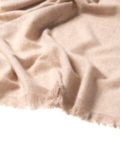 Beige Italian Cashmere Scarf Product Thumbnail 3