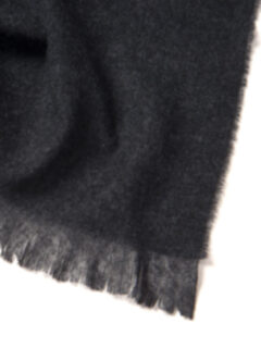 Charcoal Italian Cashmere Scarf Product Thumbnail 2