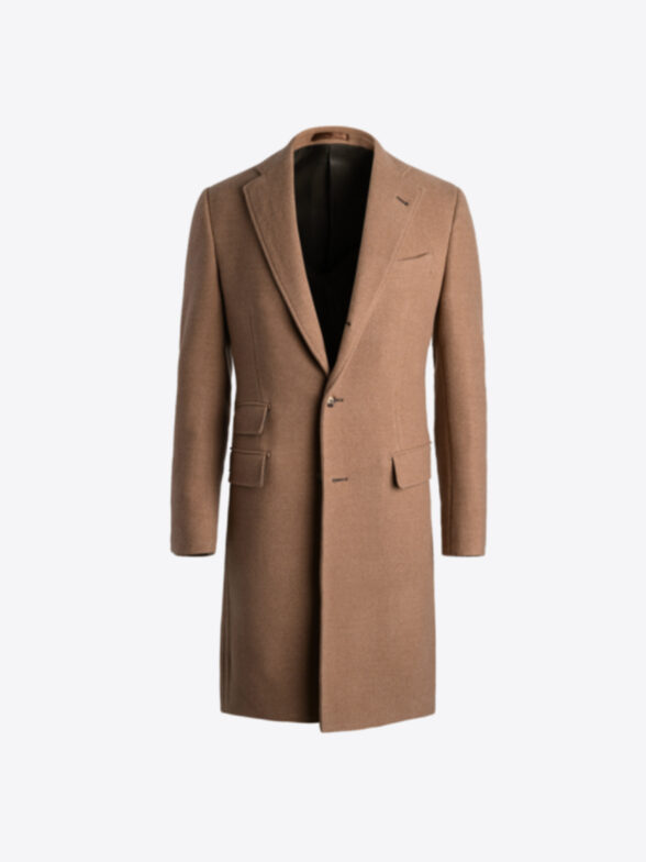 Thumb Photo of Bleecker S180s Camel Merino Wool Coat