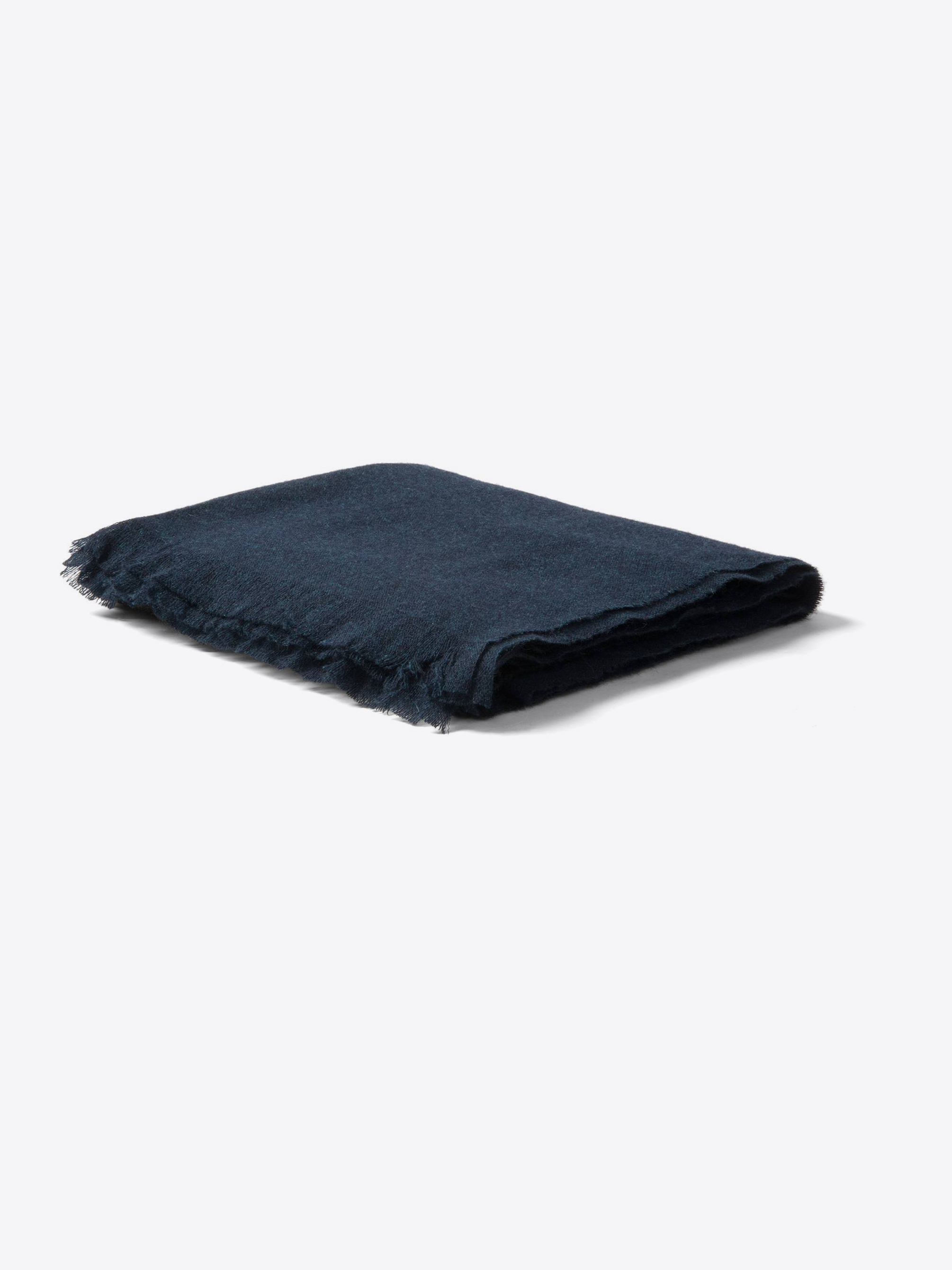 Zoom Image of Navy Italian Cashmere Scarf