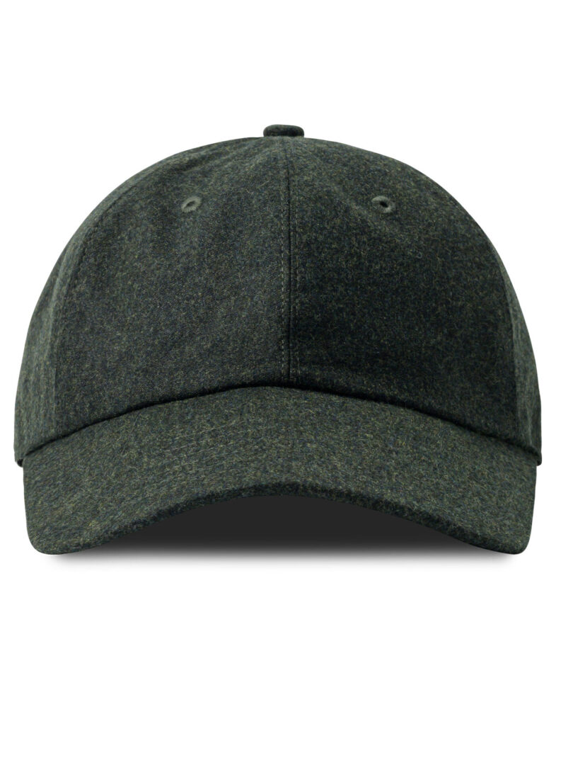 Clean Royal Pinstripe Two Tone Wool Hat, Wool Baseball Cap