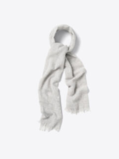 Light Grey Cashmere Gauze Scarf - Proper Cloth