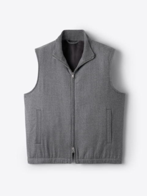 Suggested Item: Lucca Charcoal Flannel Vest