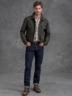 Lafayette Pine Wool Trucker Jacket Product Thumbnail 3