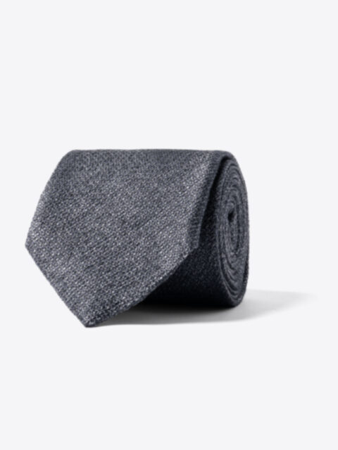 Suggested Item: Charcoal Wool and Silk Grenadine Tie
