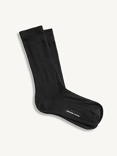 Proper Cloth Black Mid-Calf Dress Sock Proper Cloth Black Mid-Calf Dress Sock