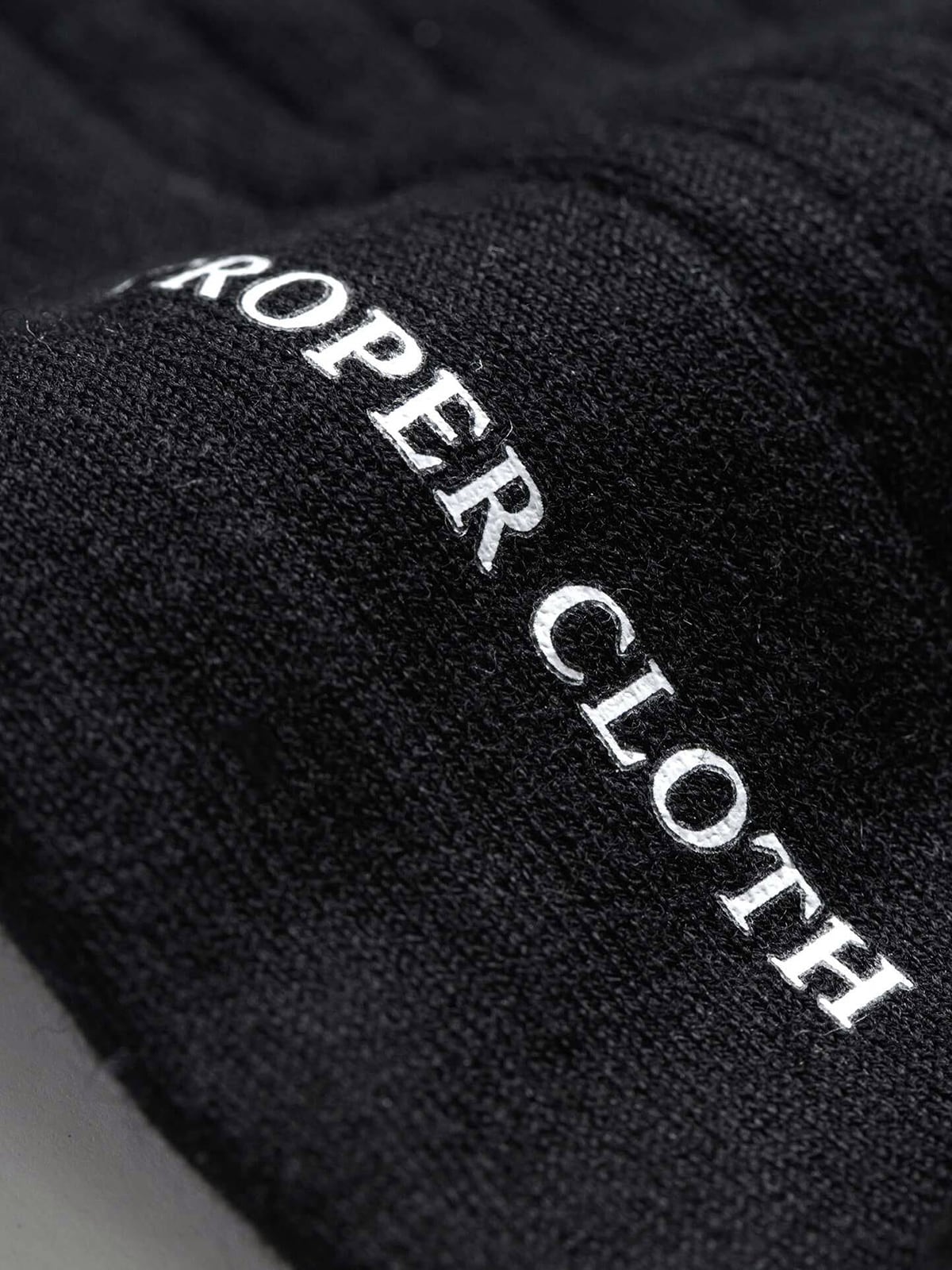 Black Mid-Calf Dress Sock - Proper Cloth