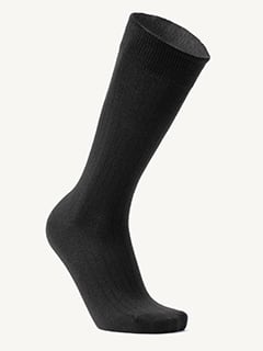 Black Mid-Calf Dress Sock - Proper Cloth
