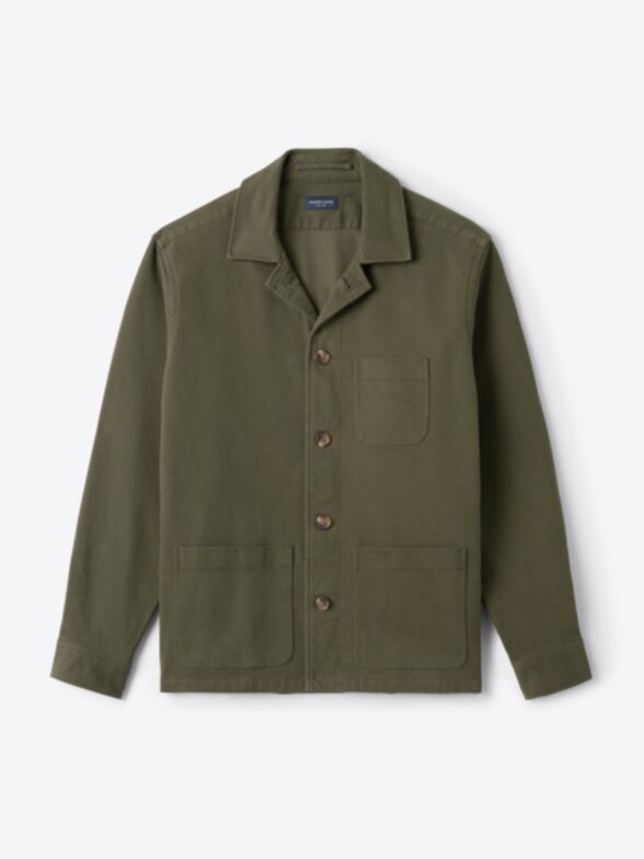 Thumb Photo of Fatigue Brushed Stretch Twill Chore Jacket