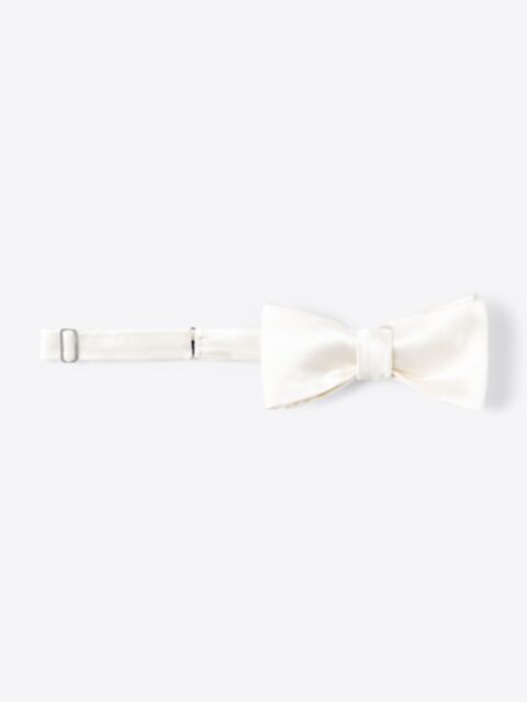 Suggested Item: Cream Satin Bow Tie