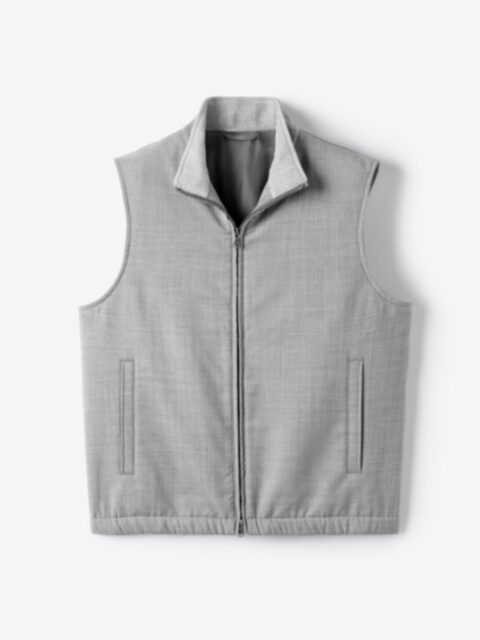 Suggested Item: Lucca Grey Merino Wool Vest