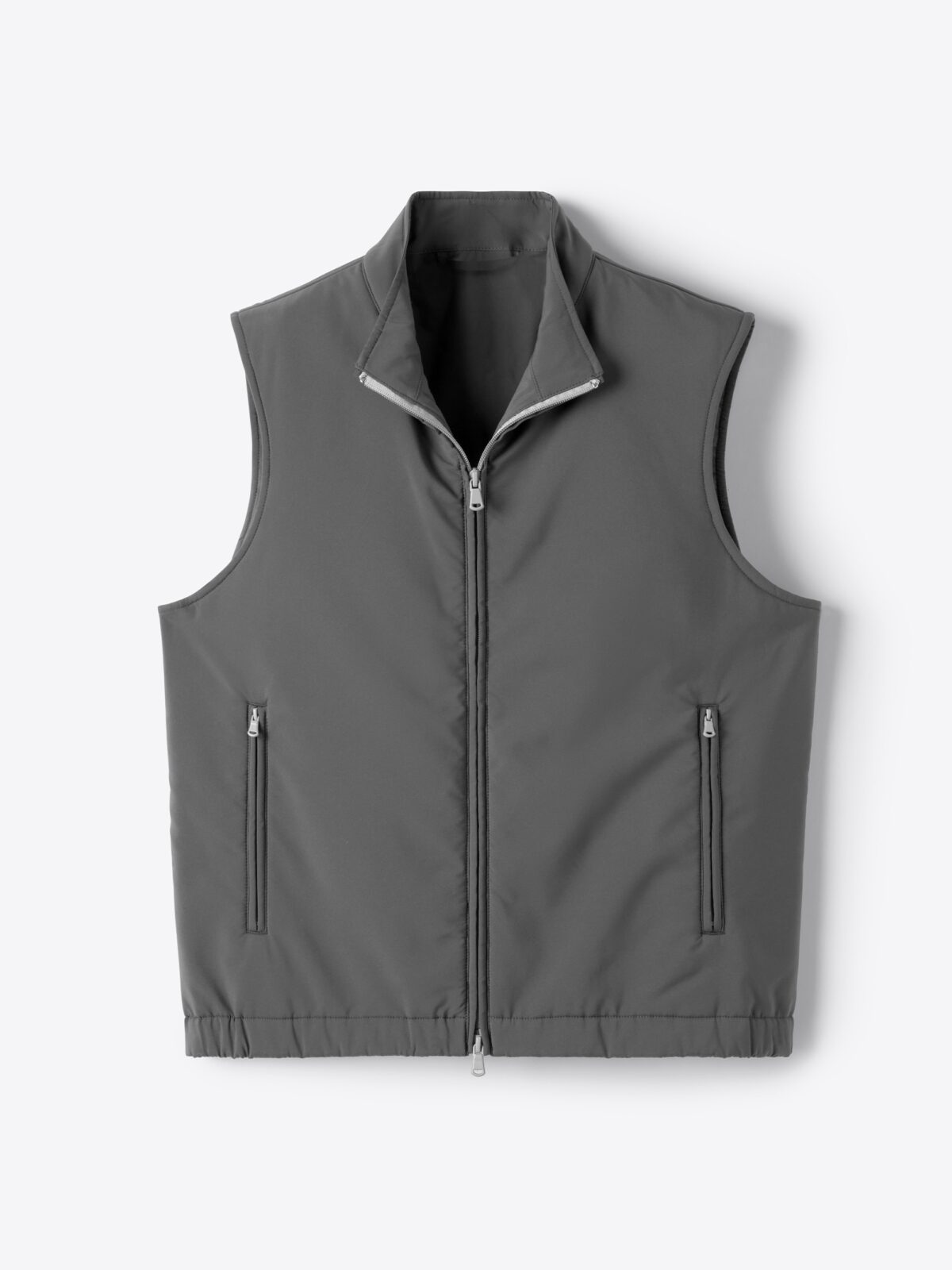 Lucca Grey Performance Golf Vest - Proper Cloth