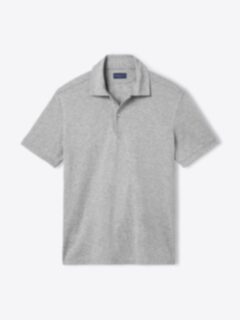 Shop Light Grey Easy Care Short Sleeve Polo