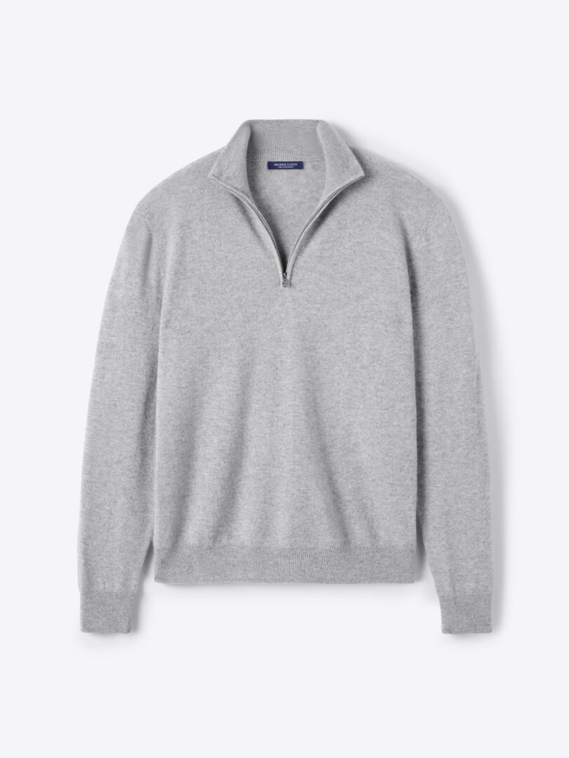 Half Zip Cashmere Sweater in 10 Colors