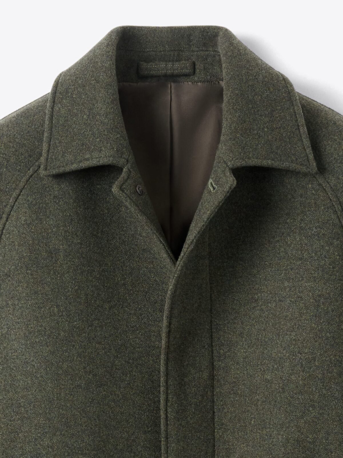 Crosby Pine Wool and Cashmere Belted Coat | Proper Cloth