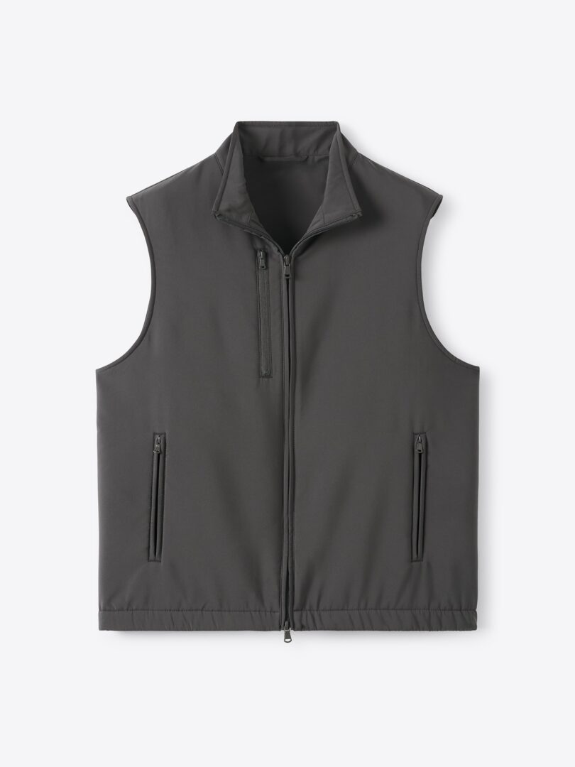Men’s Lucca Grey Performance Golf Vest Thumb