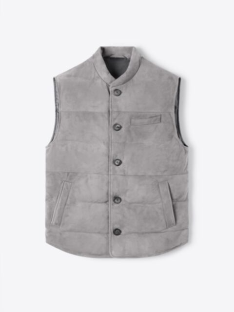 Suggested Item: Cortina Grey Suede Button Vest