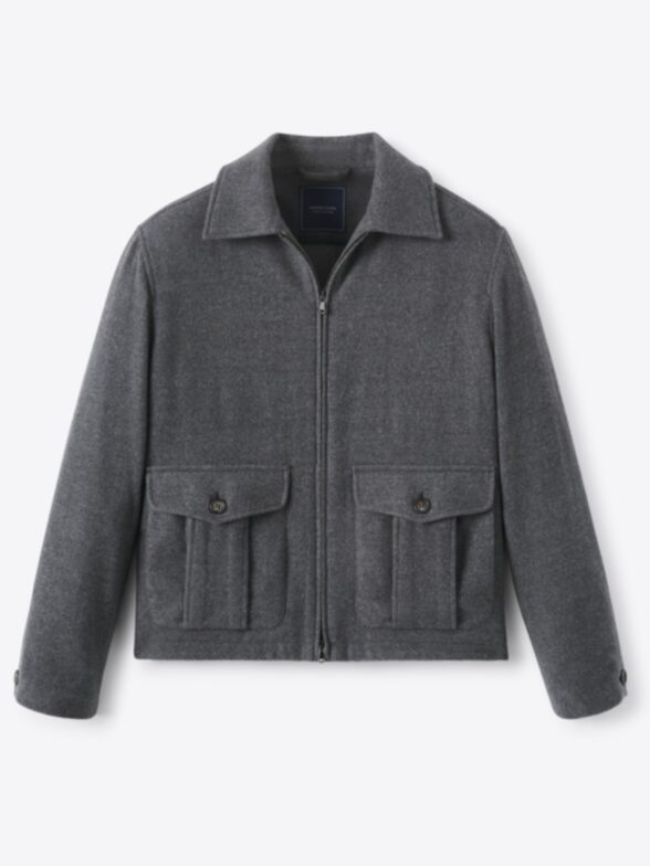 Thumb Photo of Grey S180s Flannel Flight Jacket