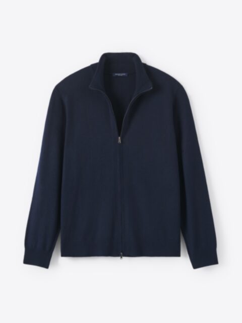 Navy Italian Merino Knit Sport Coat - Custom Fit Tailored Clothing Navy Italian Merino Knit Sport Coat - Custom Fit Tailored Clothing