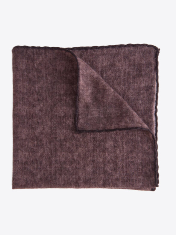 Chestnut Wool Pocket Square by Proper Cloth