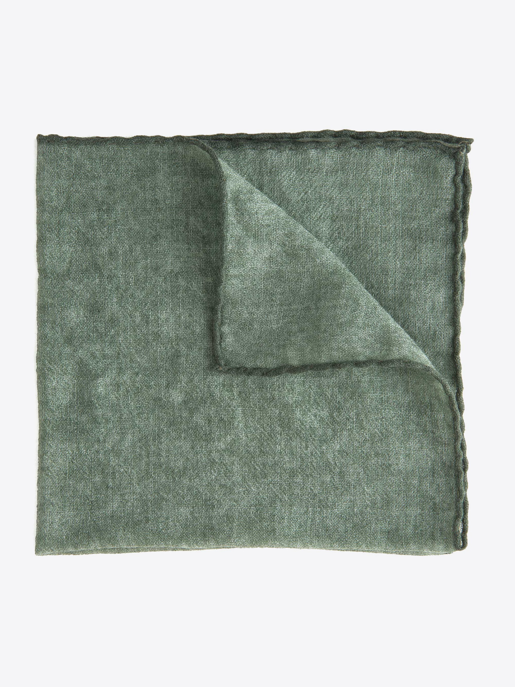 Zoom Image of Sage Wool Pocket Square