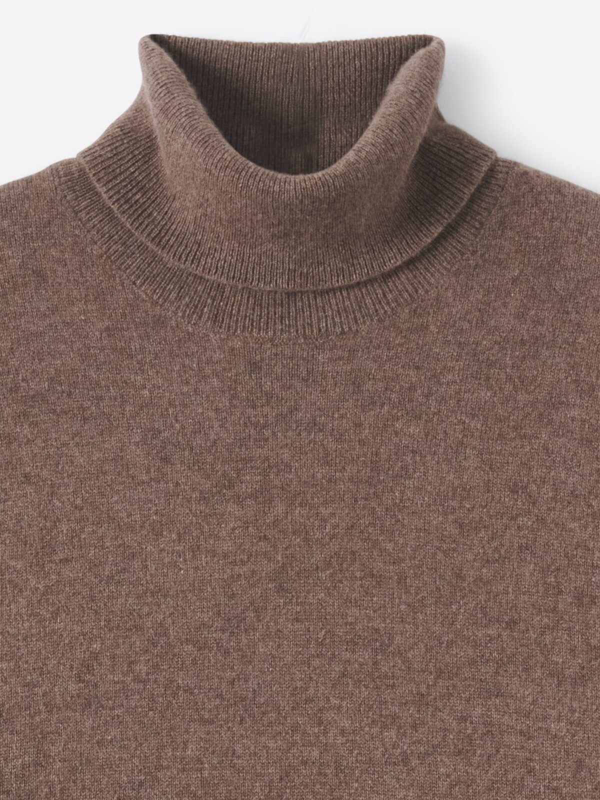Brown Scottish Cashmere Turtleneck Sweater - Proper Cloth Brown Scottish Cashmere Turtleneck Sweater - Proper Cloth