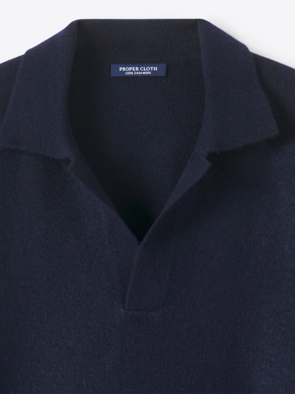 Taupe Scottish Cashmere Long Sleeve Knit Polo - Proper Cloth Taupe Scottish Cashmere Long Sleeve Knit Polo - Proper Cloth