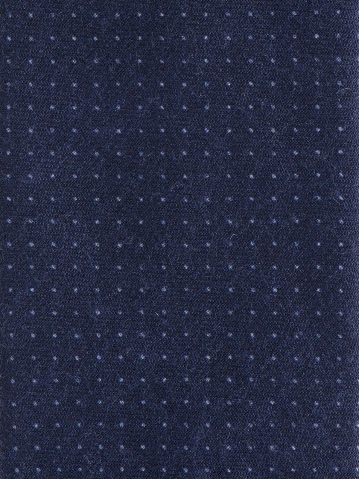 Biella Navy Wool Pinpoint Tie