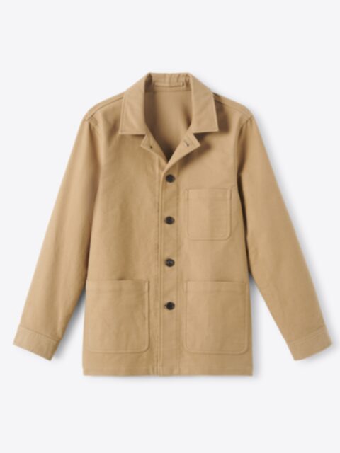 Camel Heavyweight Moleskin Chore Jacket