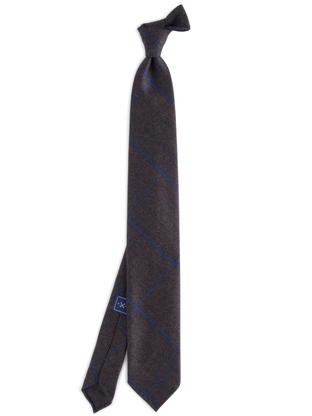 Cortina Brown Glen Plaid Tie