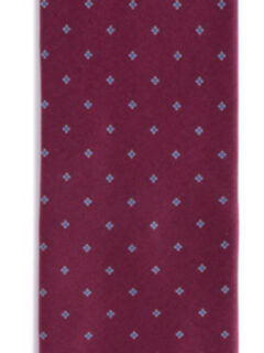 Lazio Crimson Diamond Print Tie Product Thumbnail 3