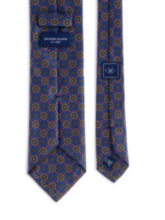 Lazio Royal Medallion Print Tie Product Thumbnail 4