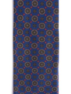 Lazio Royal Medallion Print Tie Product Thumbnail 3