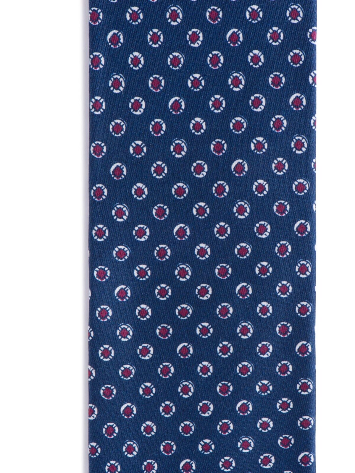Lazio Navy Handblock Print Tie
