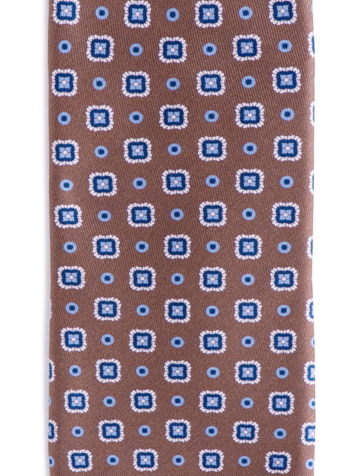 Lazio Walnut Large Foulard Print Tie