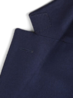 Navy Flannel Genova Jacket Product Thumbnail 3
