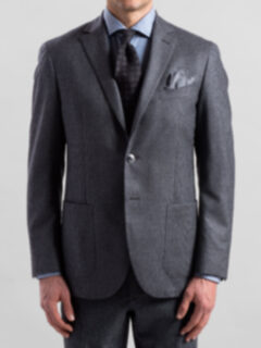 Grey Houndstooth Genova Jacket Product Thumbnail 5