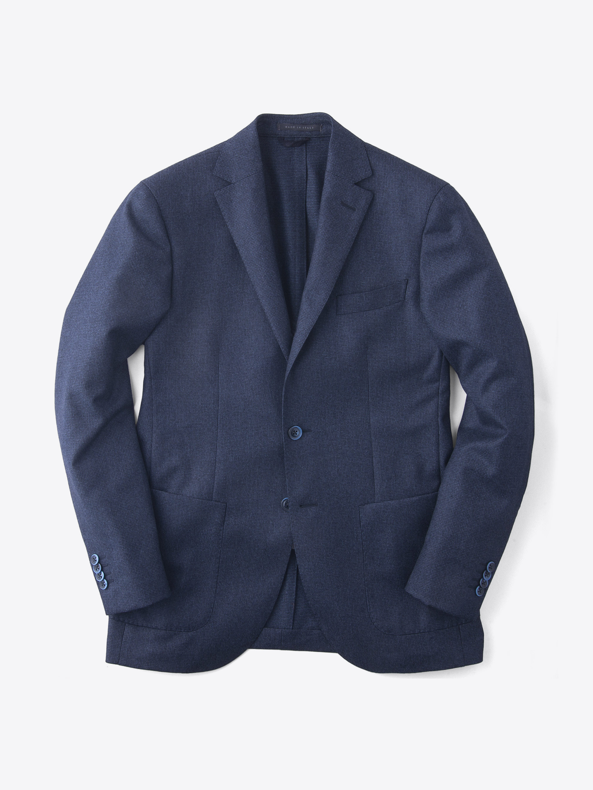 Zoom Image of Blue Houndstooth Genova Jacket