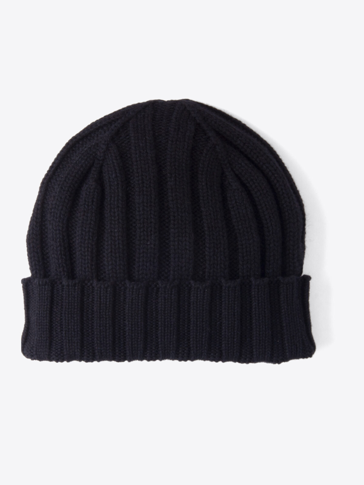 Black Cashmere Knit Hat