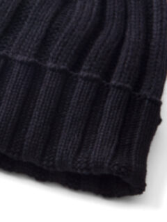 Black Cashmere Knit Hat Product Thumbnail 2