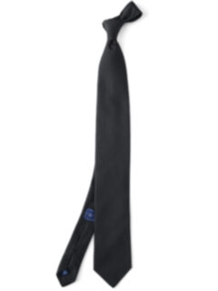 Black Silk Repp Tie Product Thumbnail 2