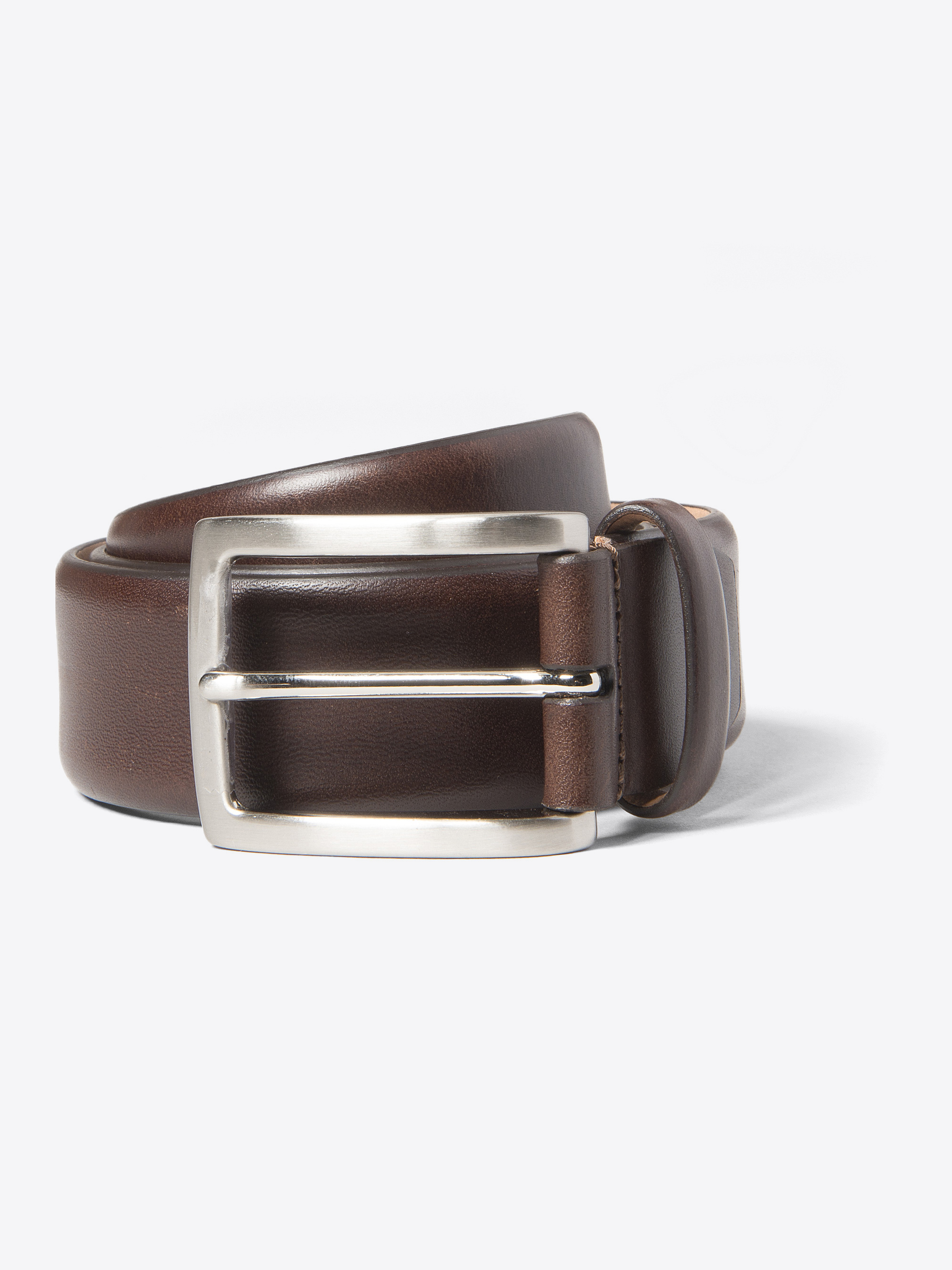 Walnut Vachetta Leather Belt by Proper Cloth