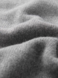 Grey Wool and Cashmere Half-Zip Sweater Product Thumbnail 7