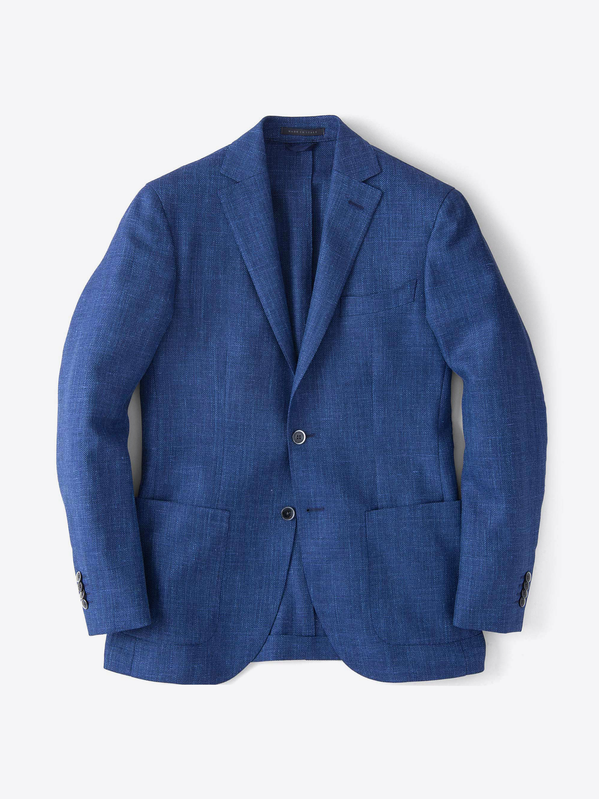 Zoom Image of Ocean Blue Basketweave Genova Jacket