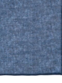 Navy Cotton Linen Pocket Square Product Thumbnail 2