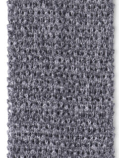 Grey Melange Silk Knit Tie Product Thumbnail 3