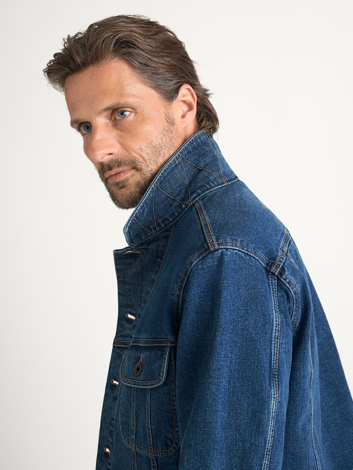 Sedona Denim Trucker Jacket | Proper Cloth
