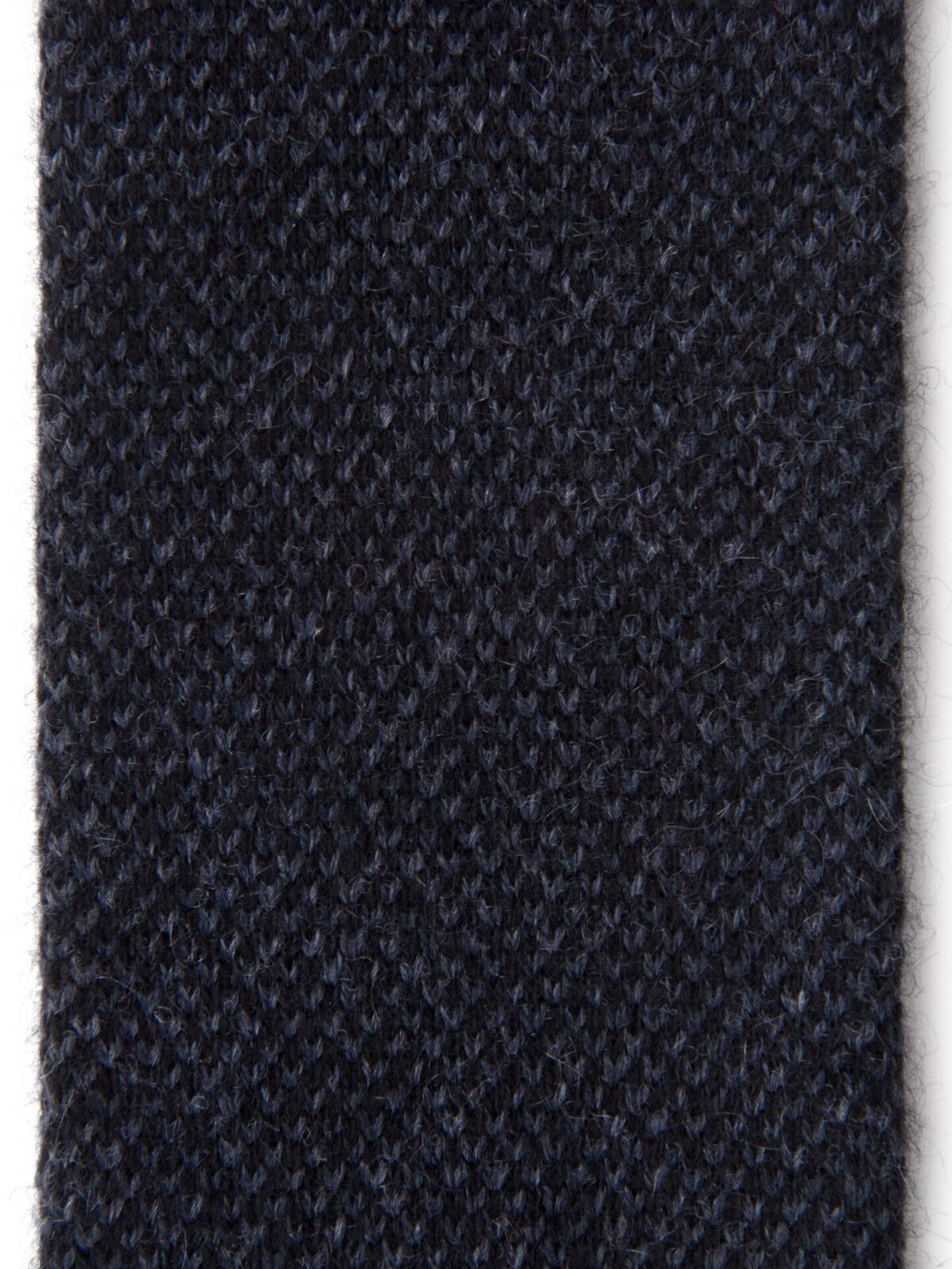 Charcoal Birdseye Cashmere Knit Tie
